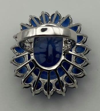 keikosamaタンザナイト（44.18 CtサファイアSV925 指輪