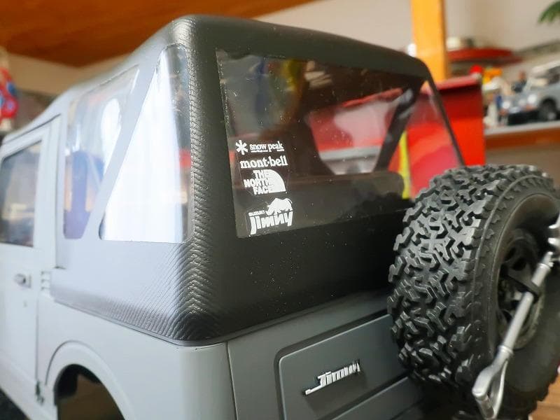 WPL 1/10 ジムニー C74-1 フルセット カスタム グレー クローラー