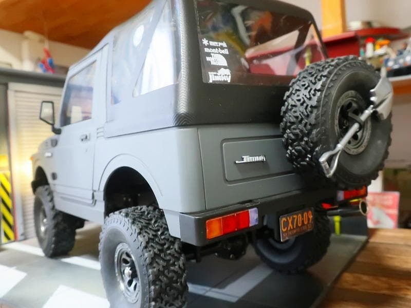 WPL 1/10 ジムニー C74-1 フルセット カスタム グレー クローラー
