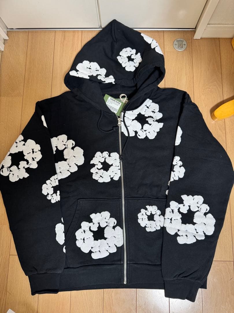 トップス DENIM TEARS Cotton Wreath Zip Hoodie