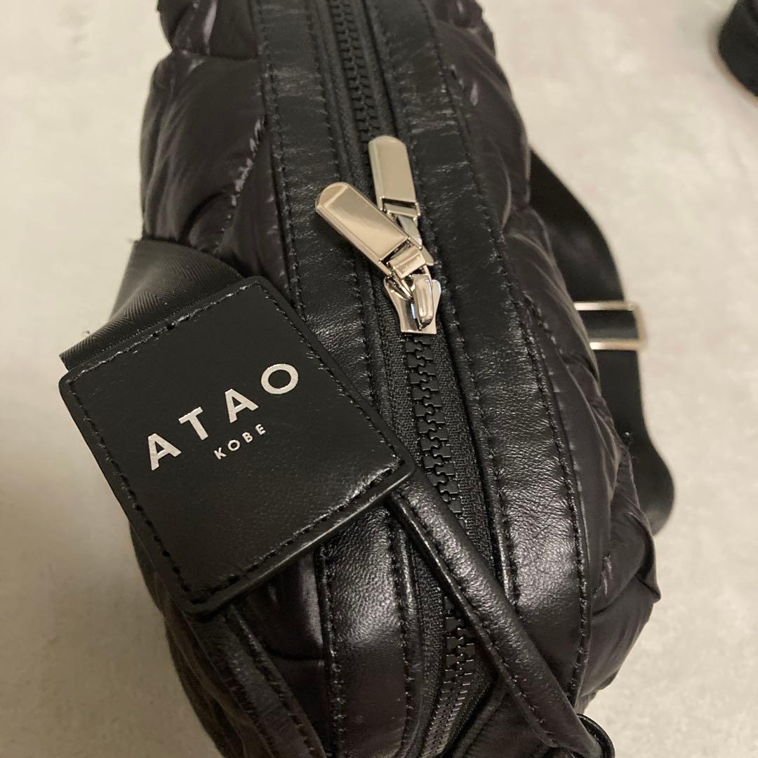 ☆新品☆アタオ　コラッツァ　ショルダーバッグ　キルティング　黒