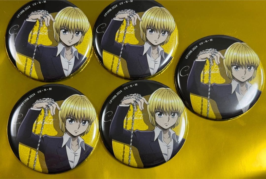 HUNTER×HUNTER ジャンフェス 缶バッジ スーツver クラピカ 4点 HUNTER