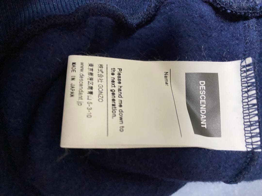 本日限定価格　Descendant フーディー