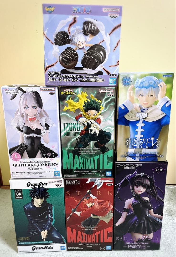 【最新人気フィギュア】7点セット　葬送のフリーレン　ヒロアカ　呪術廻戦　ワンピ等