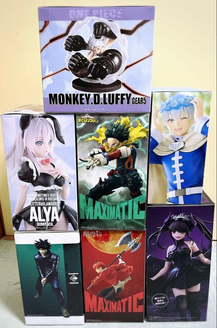 【最新人気フィギュア】7点セット　葬送のフリーレン　ヒロアカ　呪術廻戦　ワンピ等