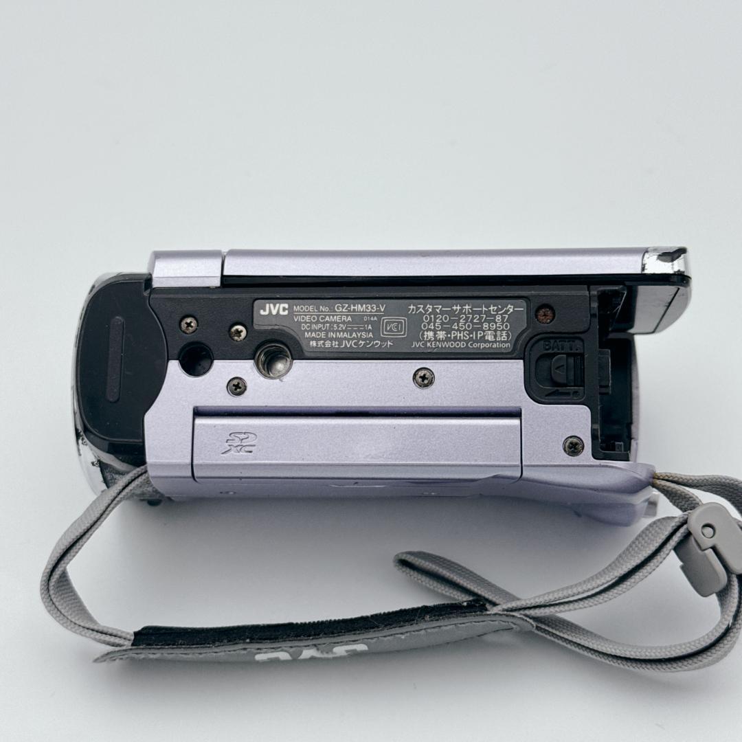 【良品】JVC Everio GZ-HM33-V フルHDデジタルビデオカメラ