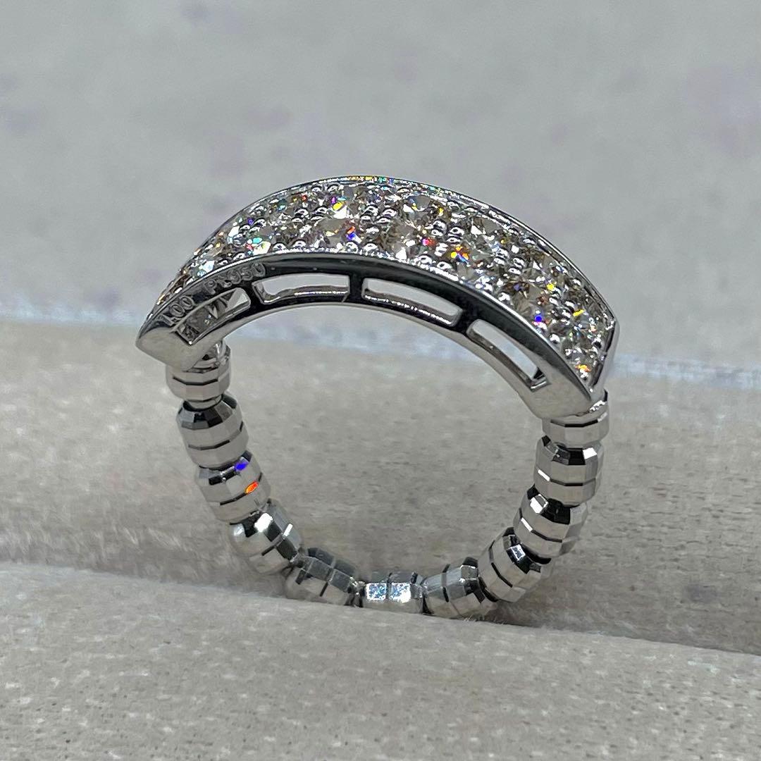 専用JL7★高級 ダイヤモンド1ct pt950 調整可能 リング 鑑別付