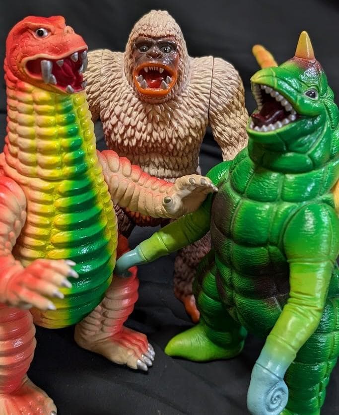 楳図かずお版 ギガス＆ドラコ＆レッドキング（アート・ストーム）３体セット