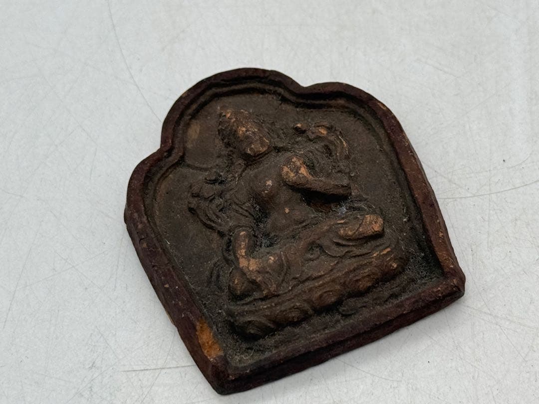 中国 チベット 観音像 陶製 仏教美術 送料込み250327｜中国 チベット