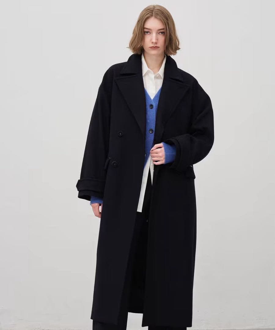 ライトメルトン ロングチェスターコート ライトメルトン ロングチェスターコート / uncrave | ファッション通販