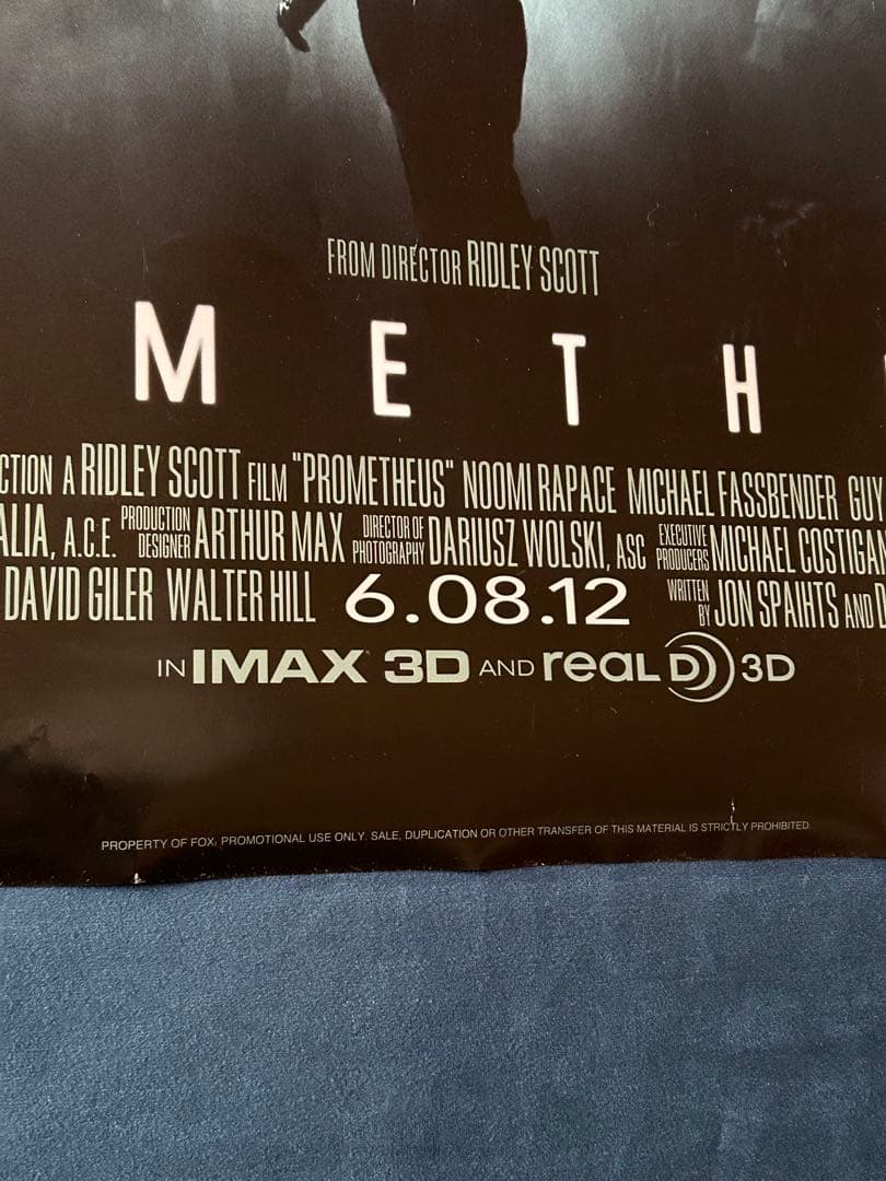 プロメテウス　USオリジナル映画ポスター