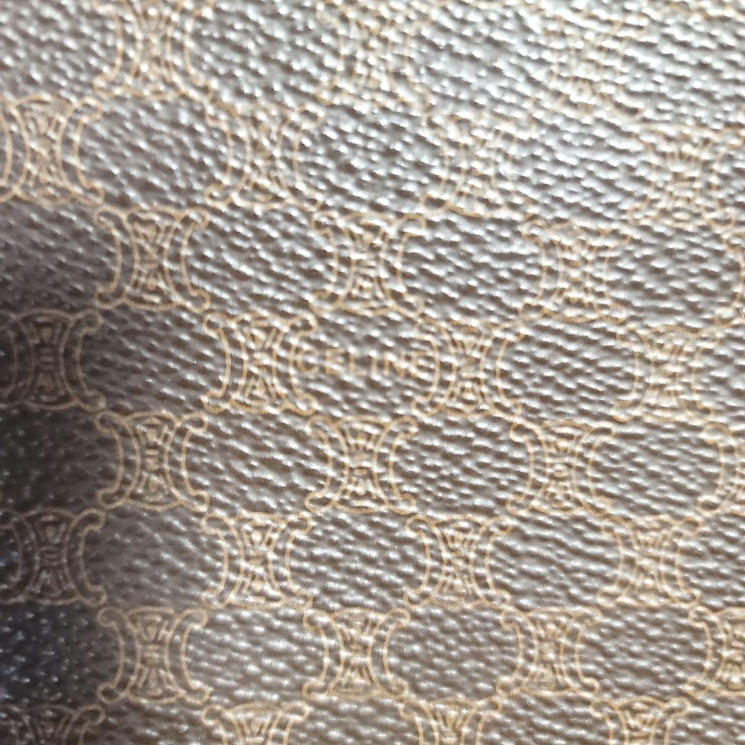 【値下げ】CELINE ・マカダム柄・トリオンフ・ミニ・ボストンバッグ・2way