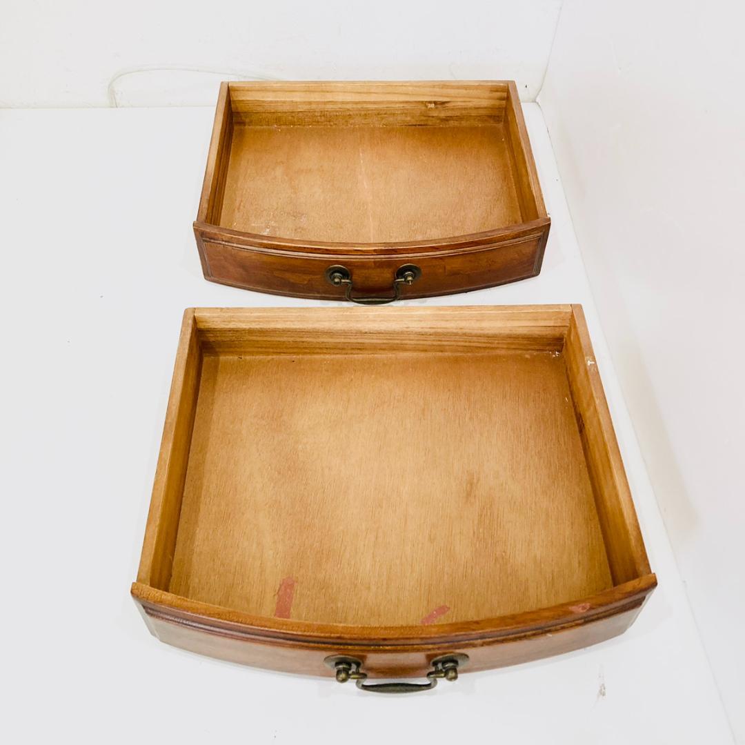 アンティーク調 テレフォンスタンド ブラウン