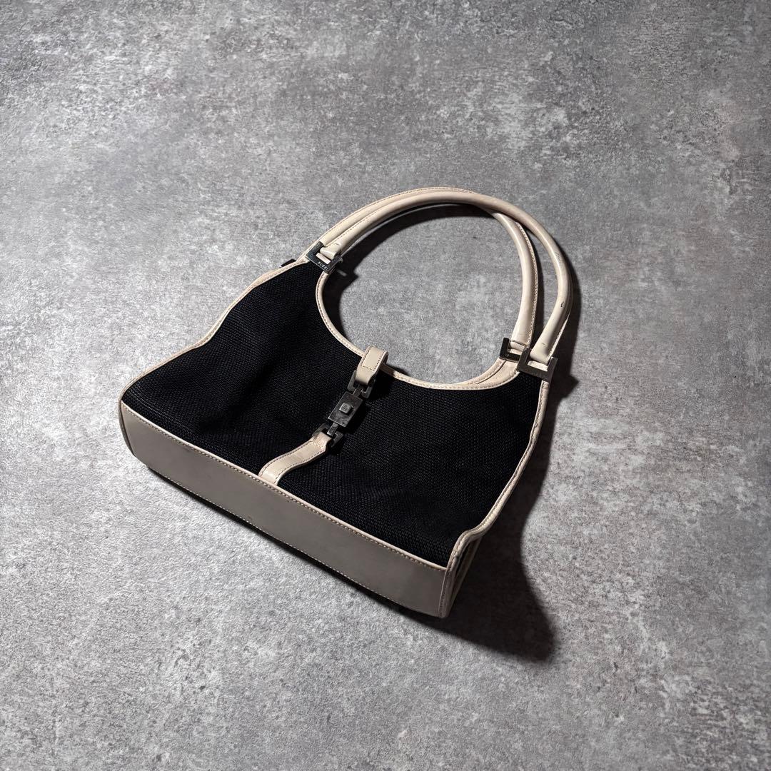 GUCCI グッチ ハンドバッグ ジャッキー ロゴ金具 レザー