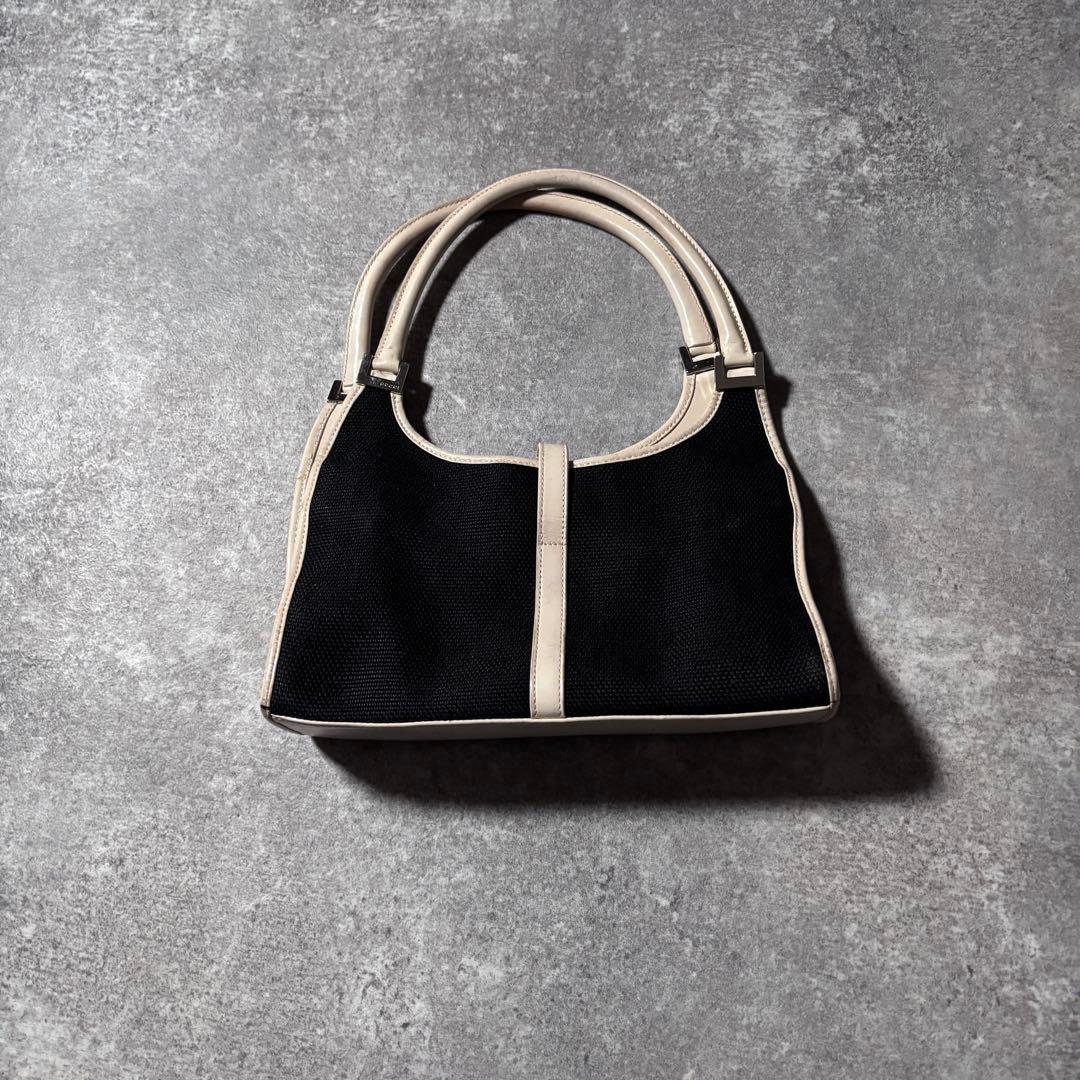 GUCCI グッチ ハンドバッグ ジャッキー ロゴ金具 レザー