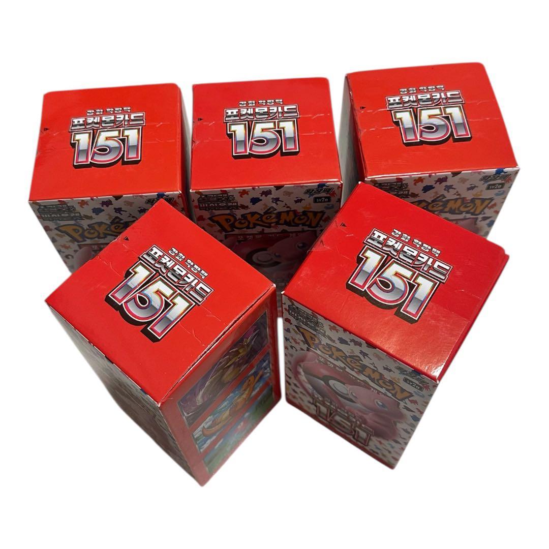 ポケモンカードゲーム 151 5BOX 未開封