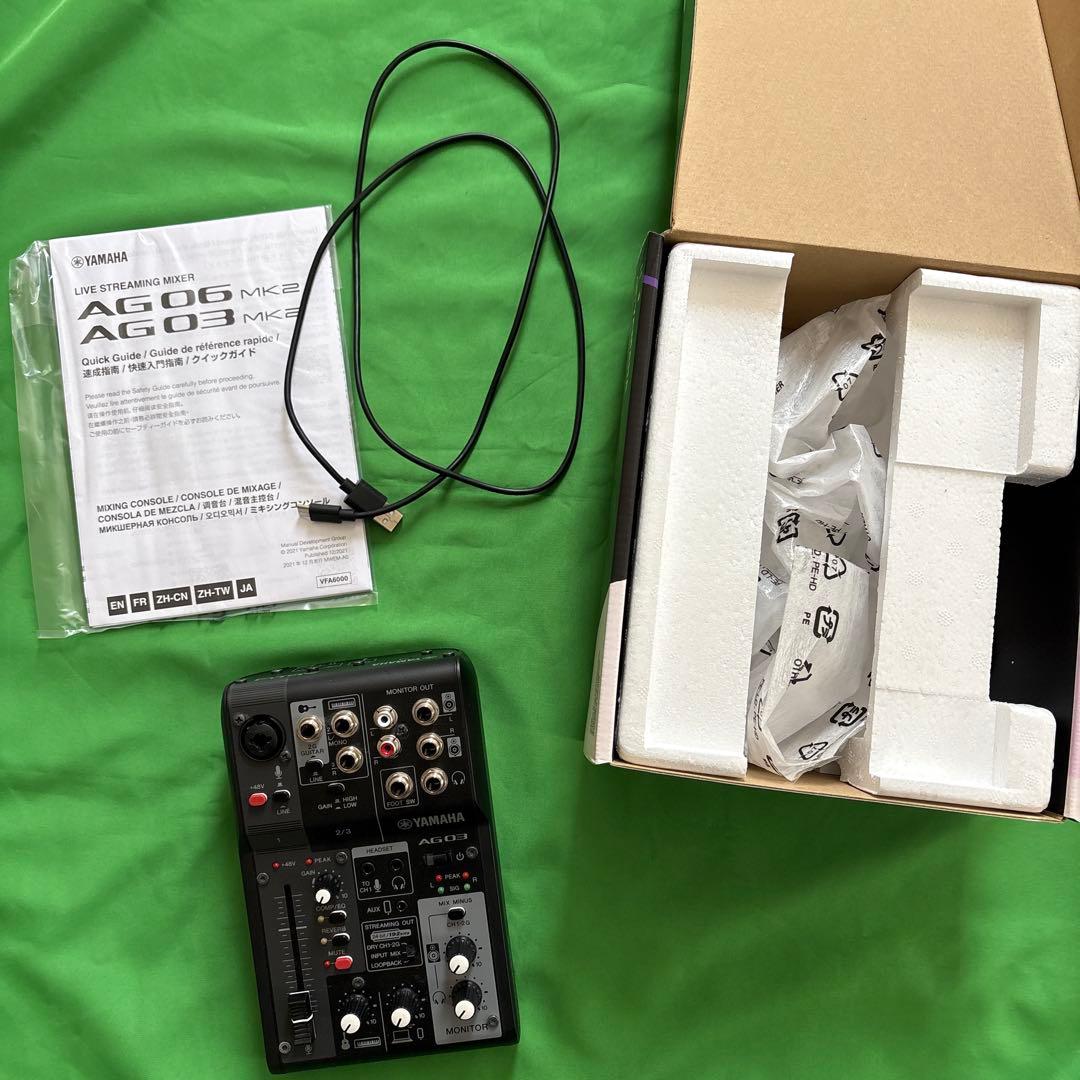 YAMAHA AG03 MK2 オーディオインターフェイス