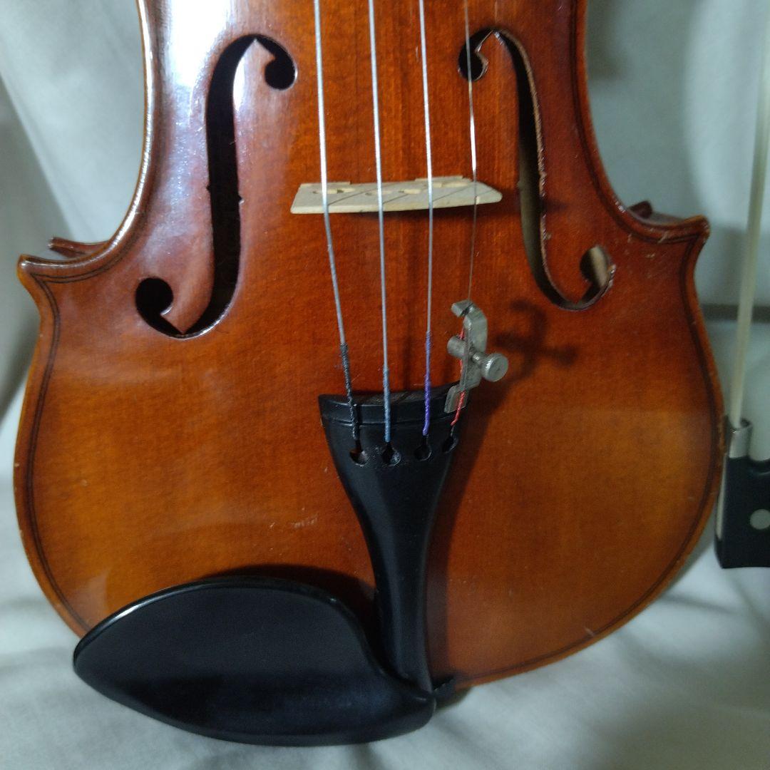 ♥8才前後の子供用♥スズキバイオリン1/2♥品番200メンテ済♥弓ケ―ス松脂付