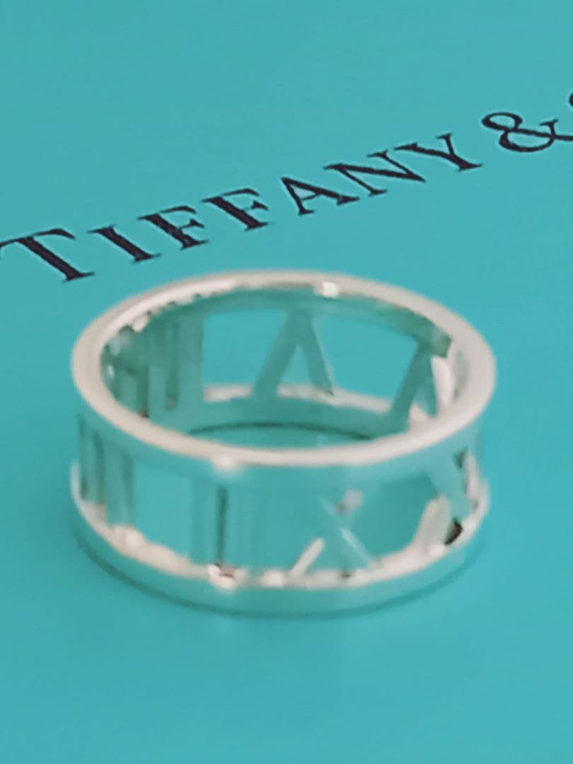 美品 TIFFANY ティファニー オープンアトラス シルバーリング