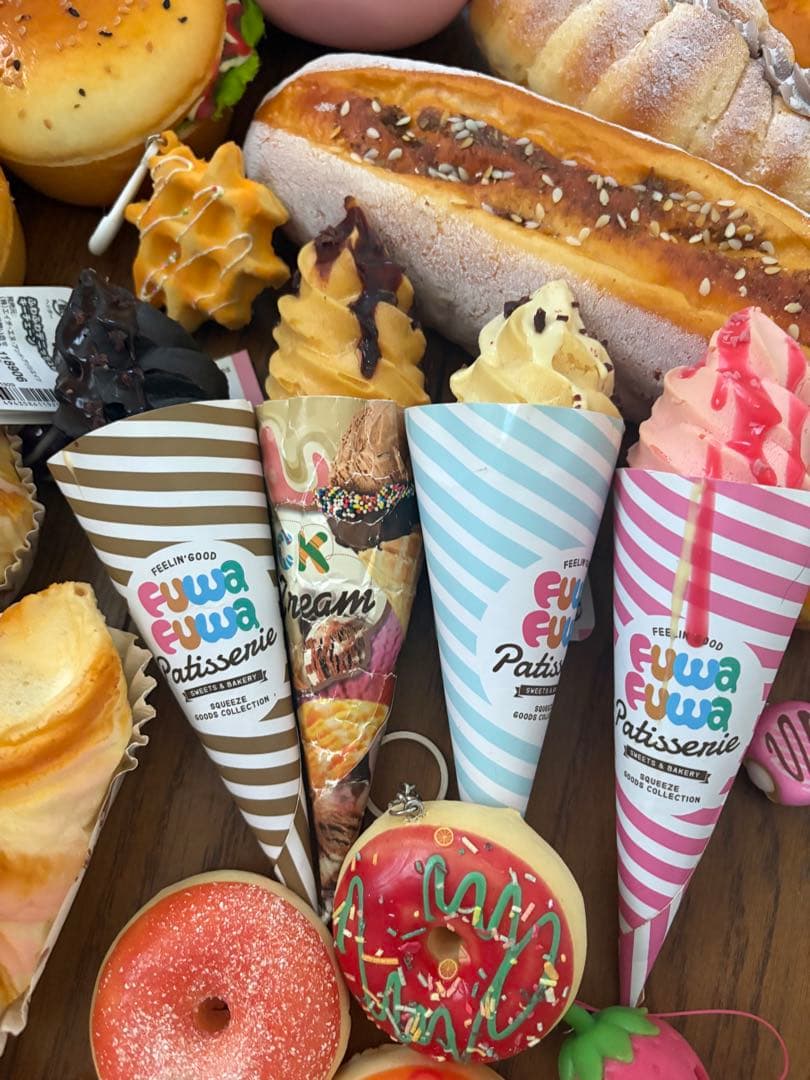 スイーツ型ストレスボールセット スクィーズ