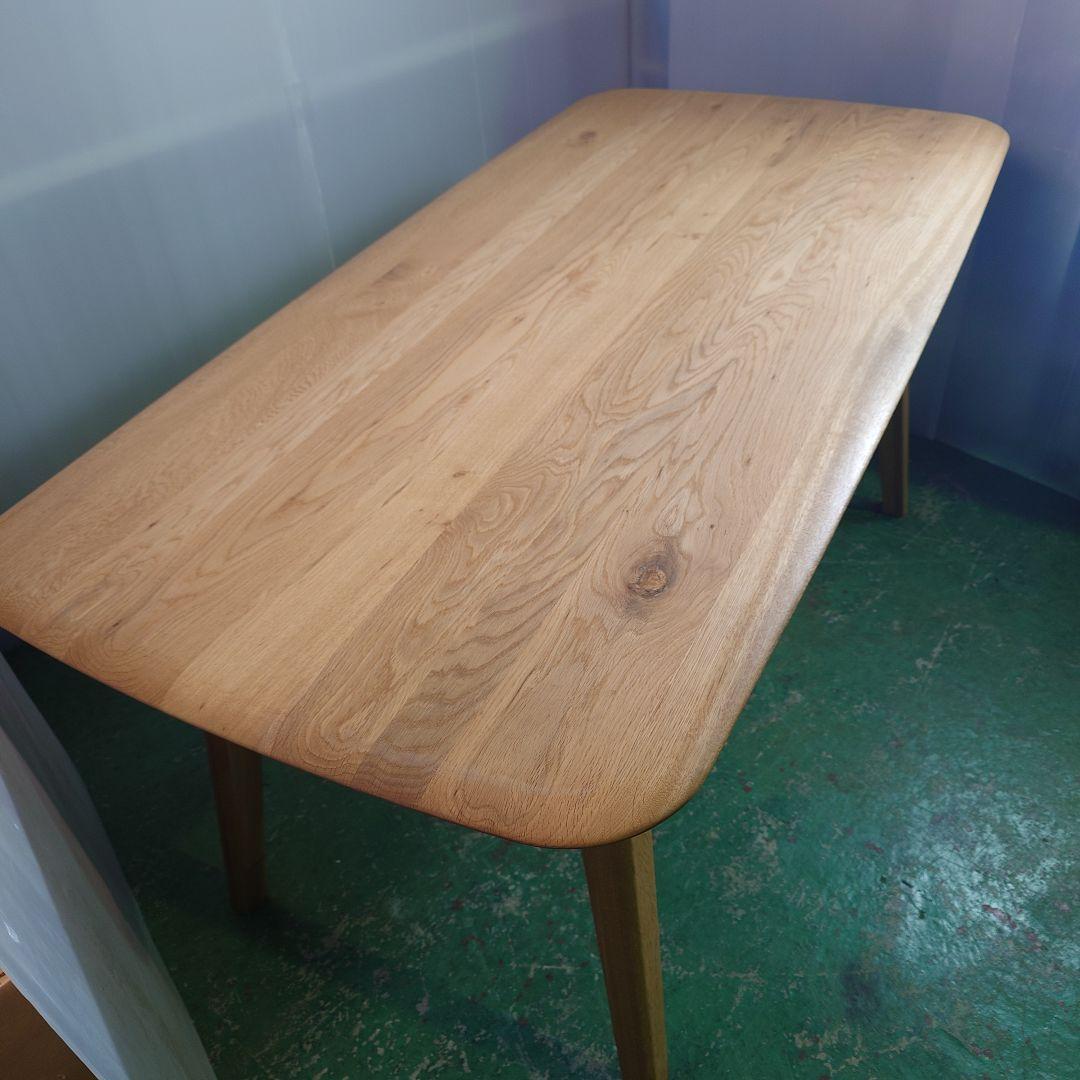 ナチュラルウッド 長方形ダイニングテーブル　0263◇