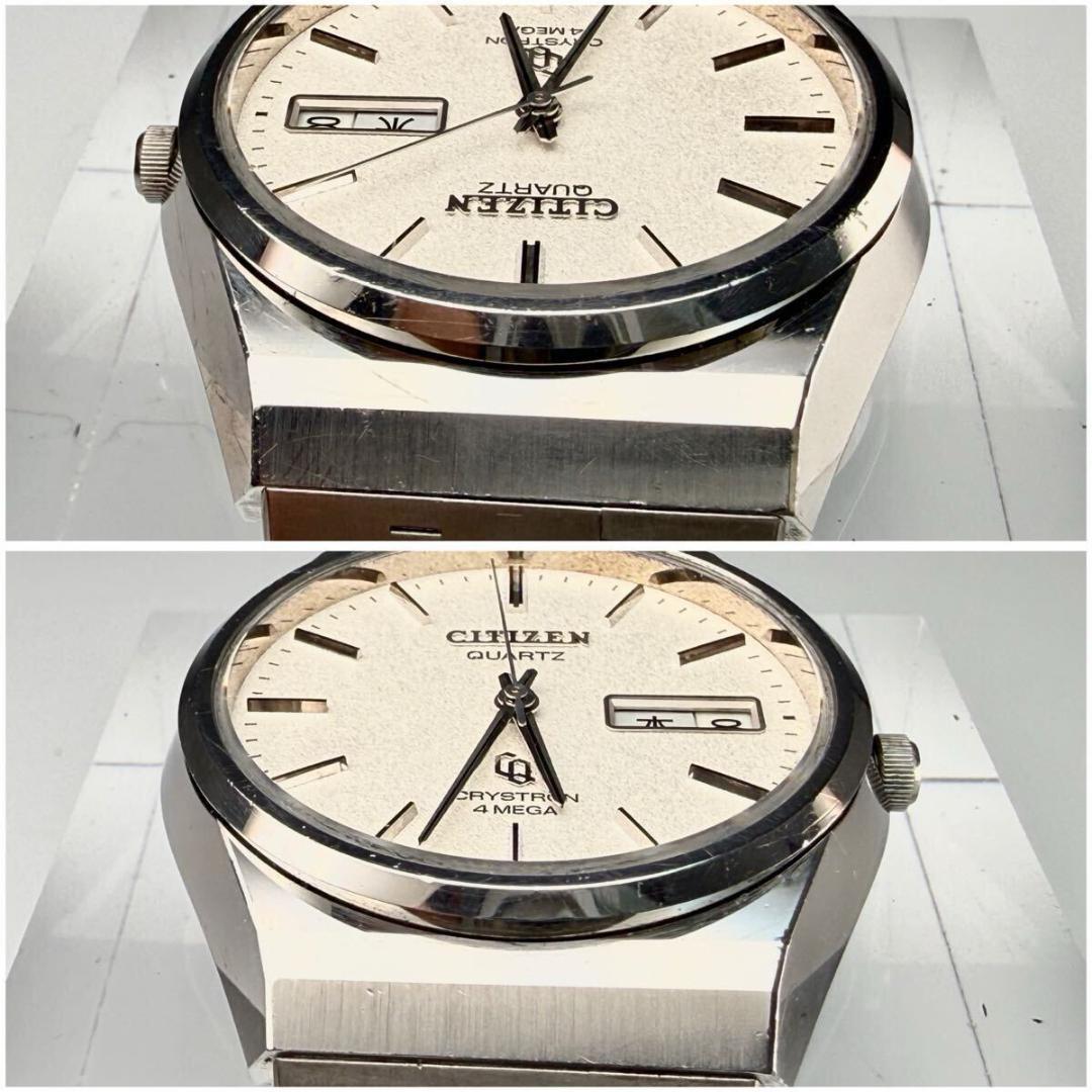 美品【稼働】シチズン クリストロン 4MEGA 腕時計 デイデイト JJ014