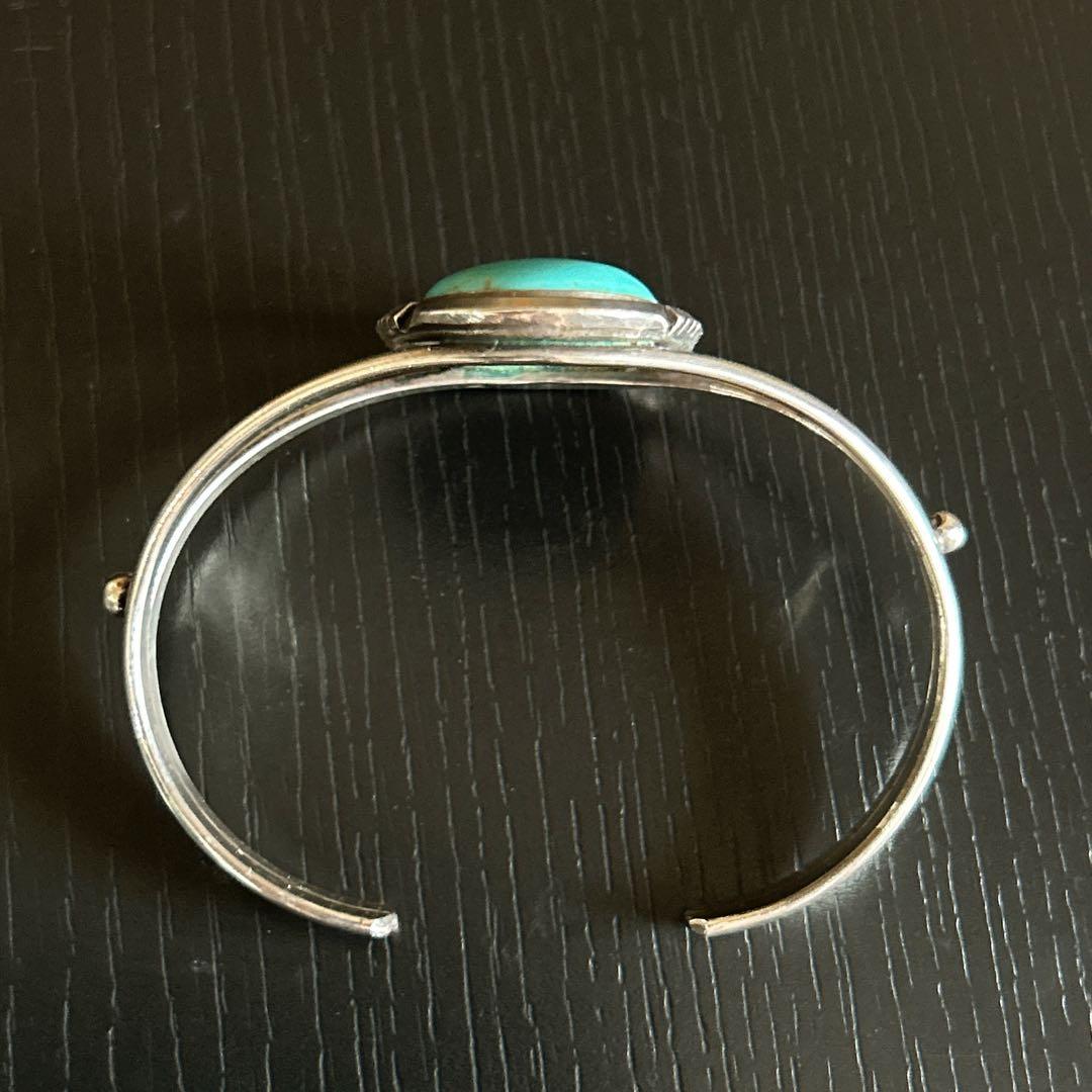 【smile】ターコイズ シルバーバングル