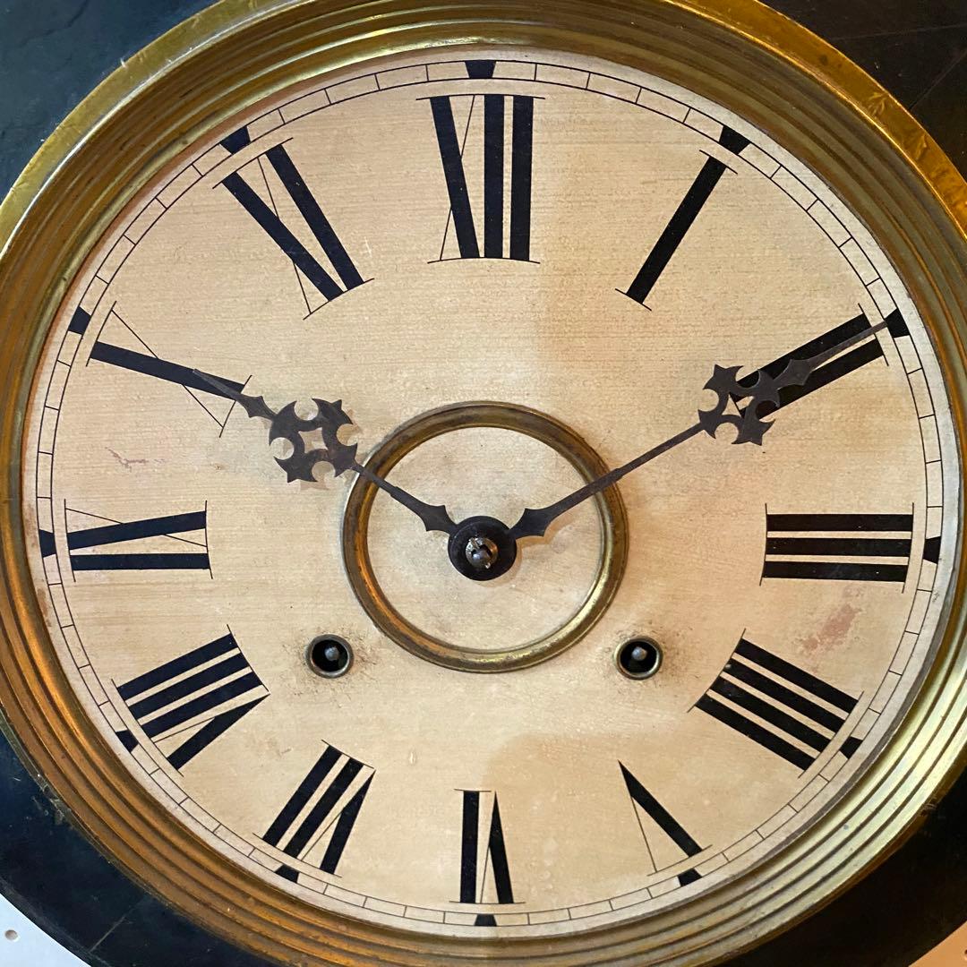 E.INGRAHAM 柱時計 だるま時計 振り子時計 機械時計　ヴィンテージ