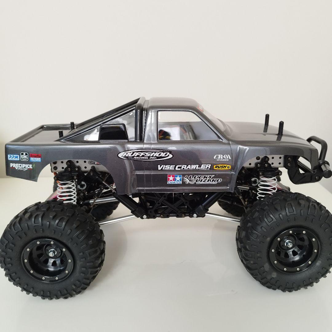 タミヤ CR01 ロックソッカー クローラー 4ws化 オプションあり - メルカリ