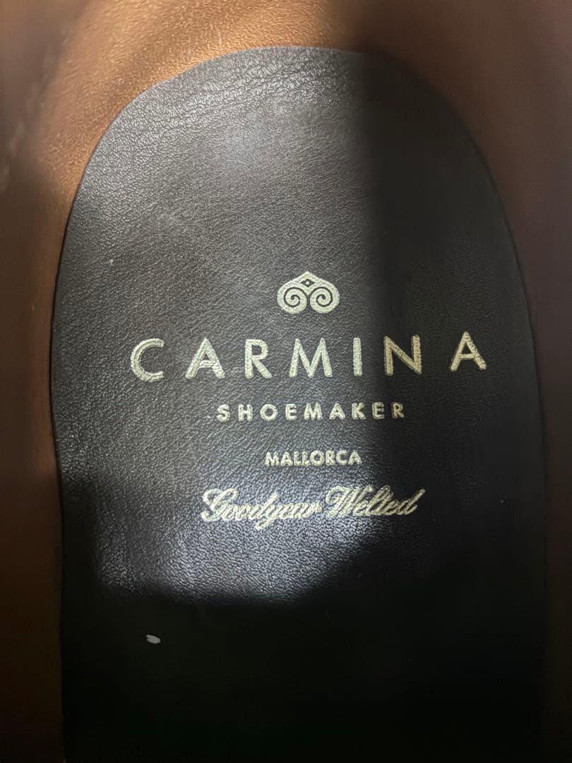 カルミナ　スエードプレーントゥ　5.5表記