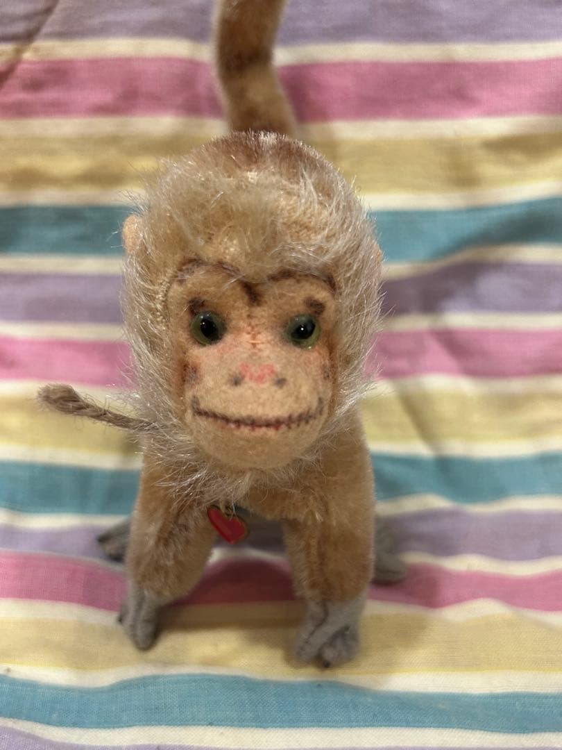 最終お値下げ　ヴィンテージ　ベルグ　かわいいお猿さん