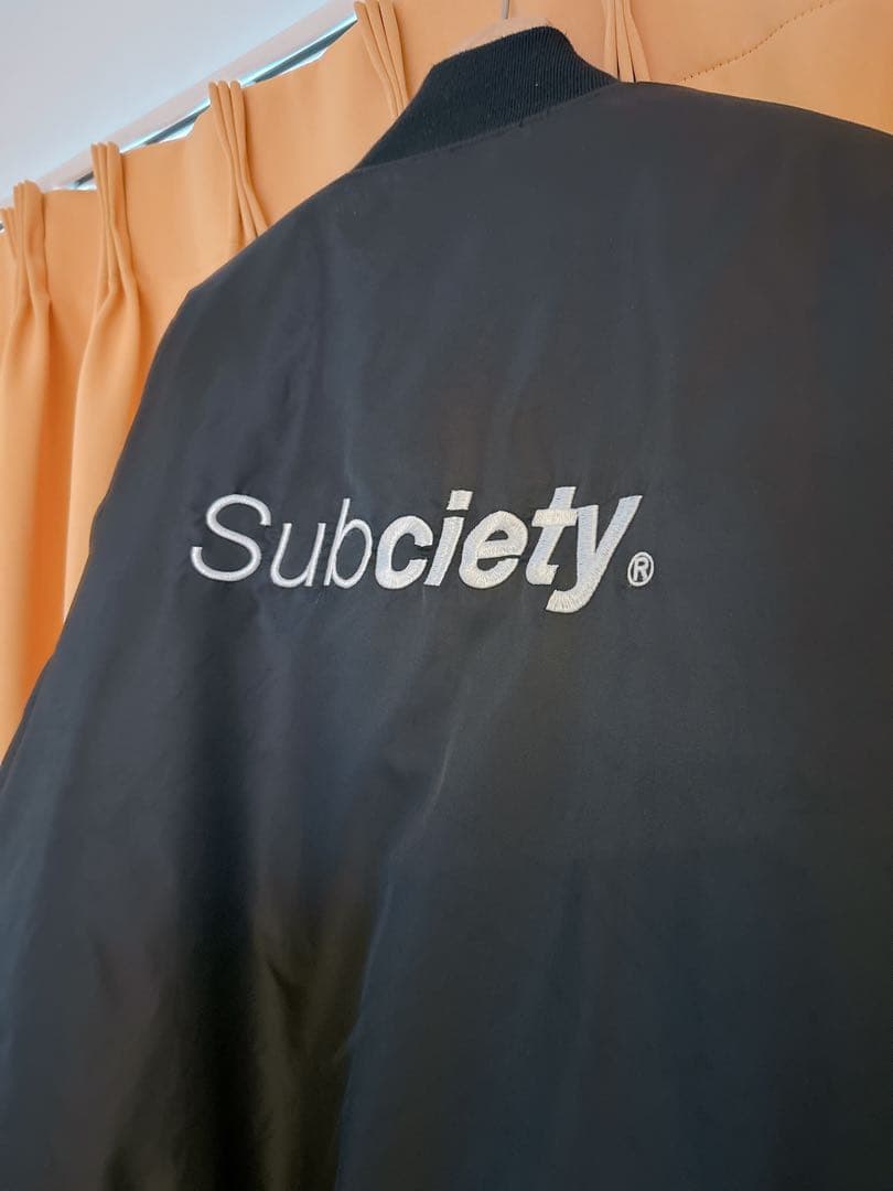 Subciety ブラック ジャンパー・ブルゾン MA-1 - メルカリ