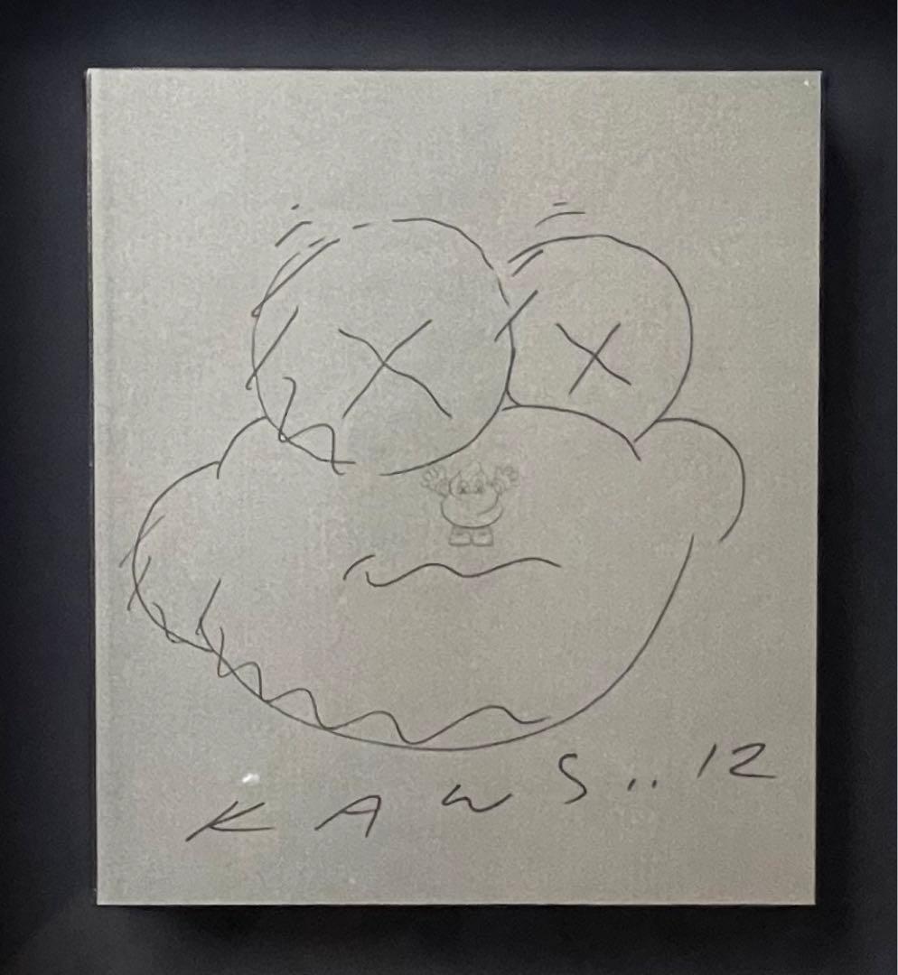 カウズ 2012年 サイン スケッチアート 額装 Kaws sketch - メルカリ