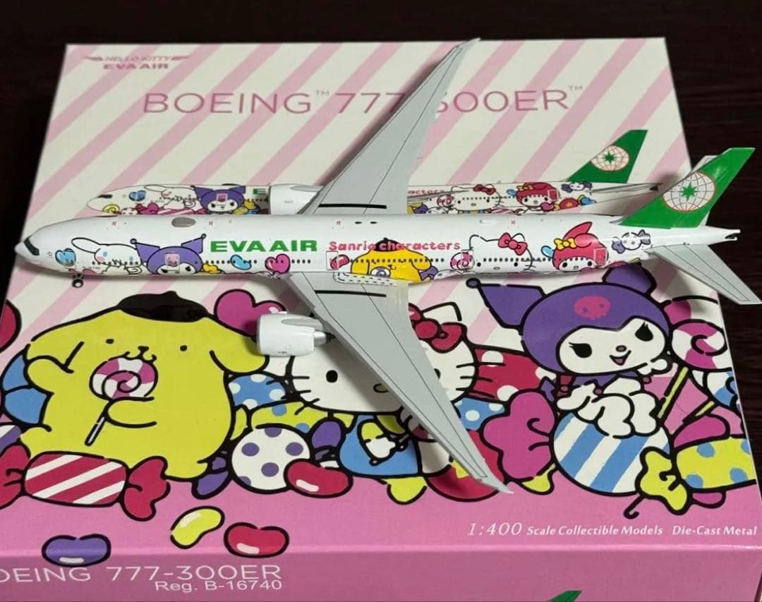 志*之様 NG EVA AIR エバー航空 B777-300ER ハローキティ
