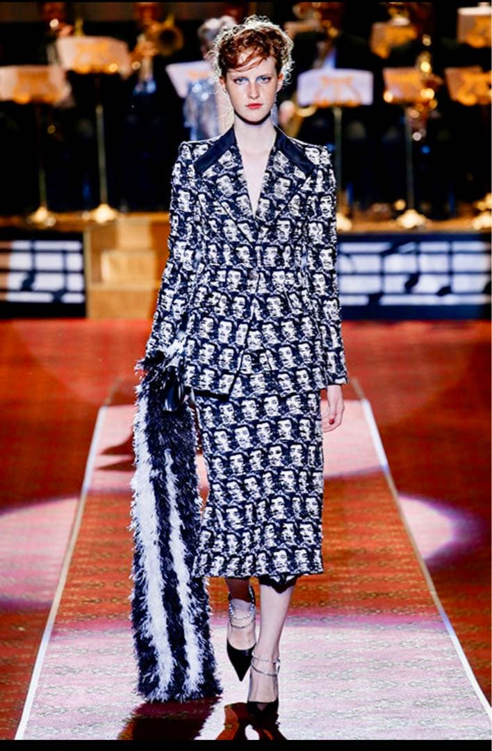 【美品】MARC JACOBS 16SS スカート マリアカラス 総柄 M