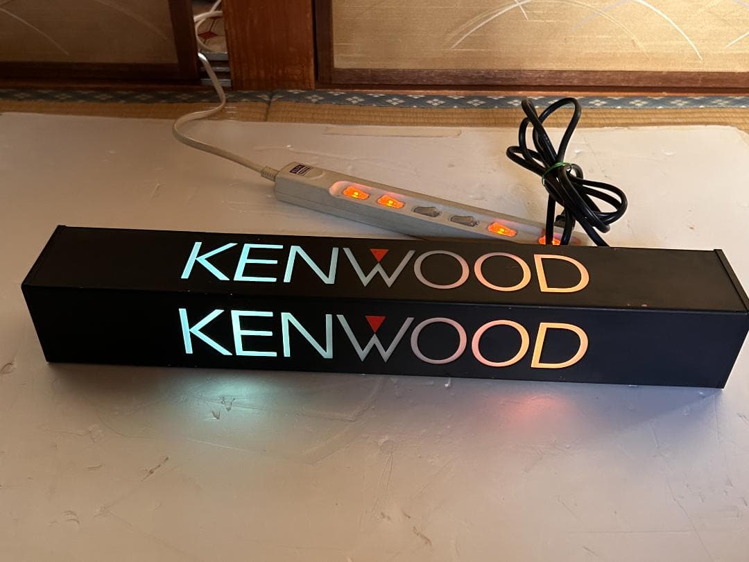 当時物　KENWOOD 　店頭ディスプレイライト　　現状 当時物 KENWOOD 店頭ディスプレイライト 現状