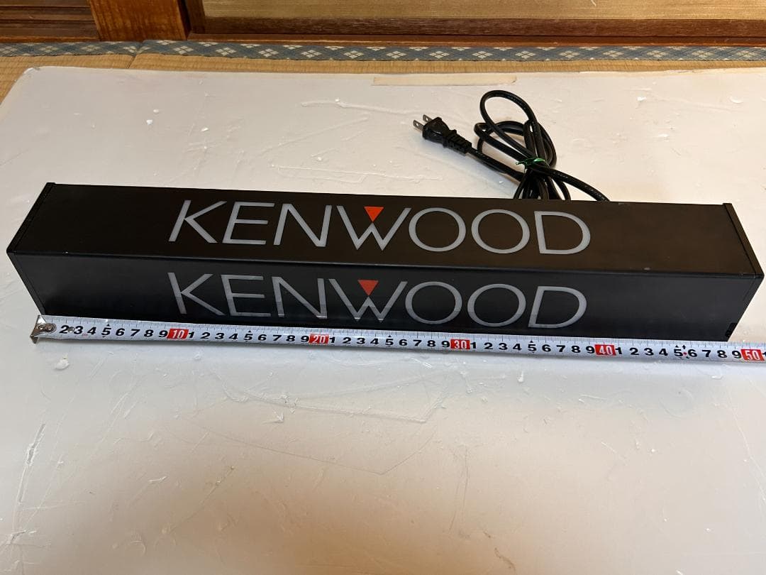 当時物 KENWOOD 店頭ディスプレイライト 現状