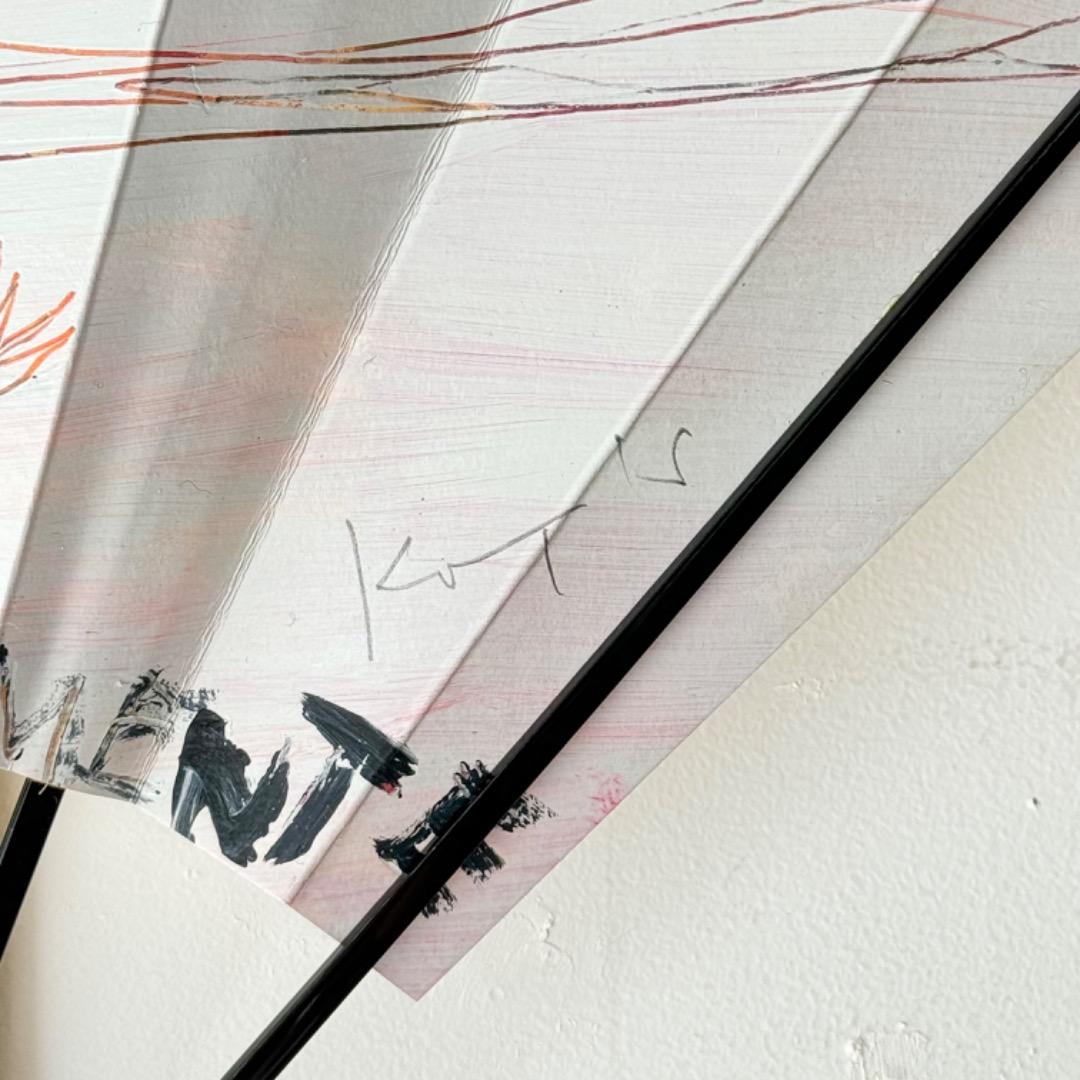 師鯉江良二】中島勝乃利『eternamente 永遠に②』飾扇（宮脇売扇庵仕