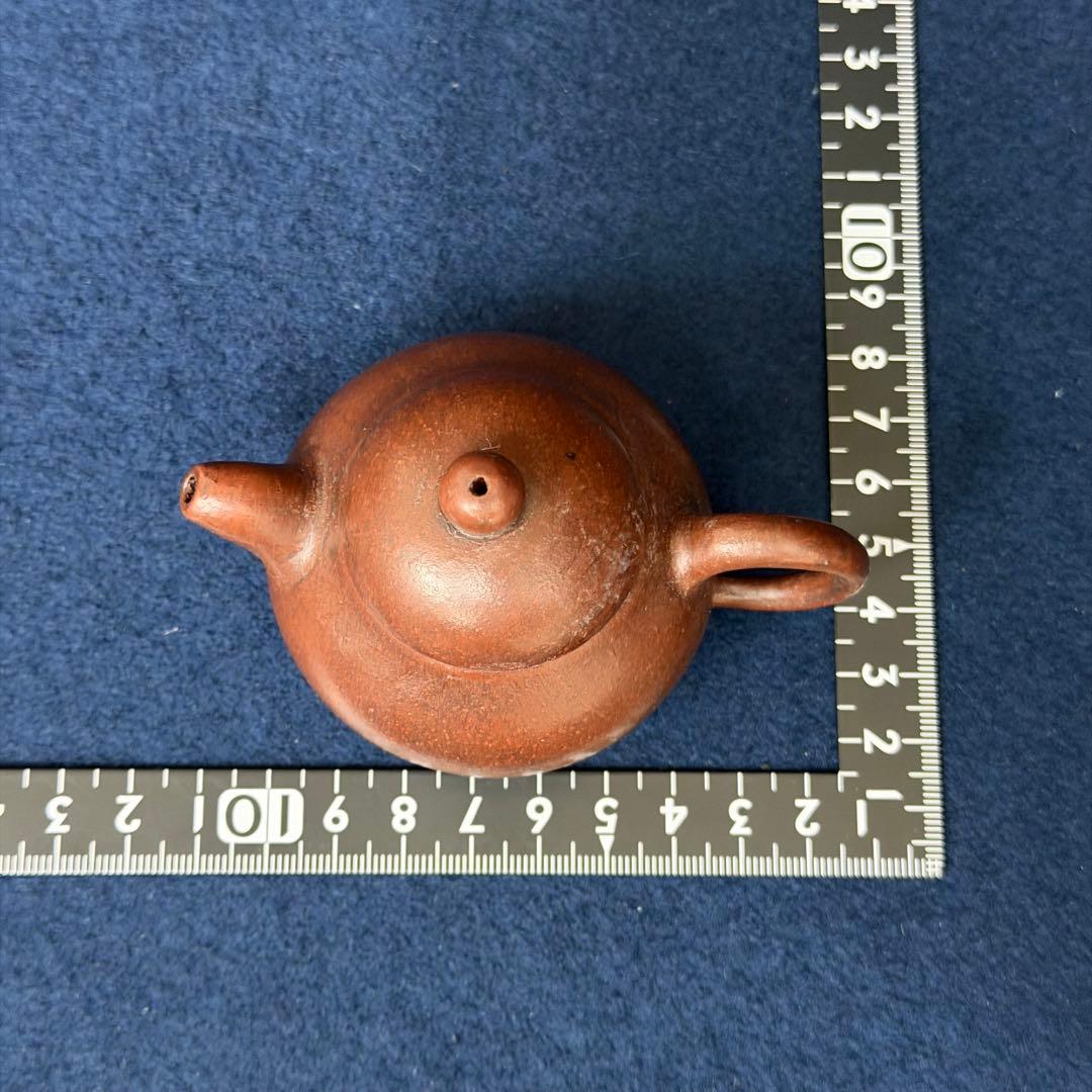 孟臣 君子之交談如水 急須 朱泥 煎茶 茶道具 茶器 古玩 旧家 蔵出 骨董