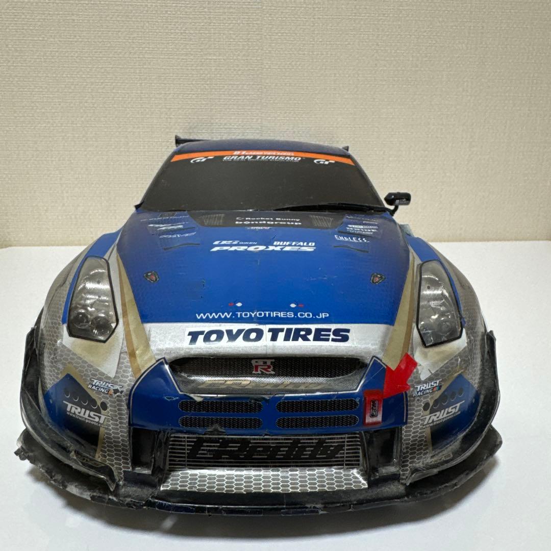 ヨコモYD2 シャーシ　D1GP 川畑真人使用35GTRボディ　ジャイロ付き