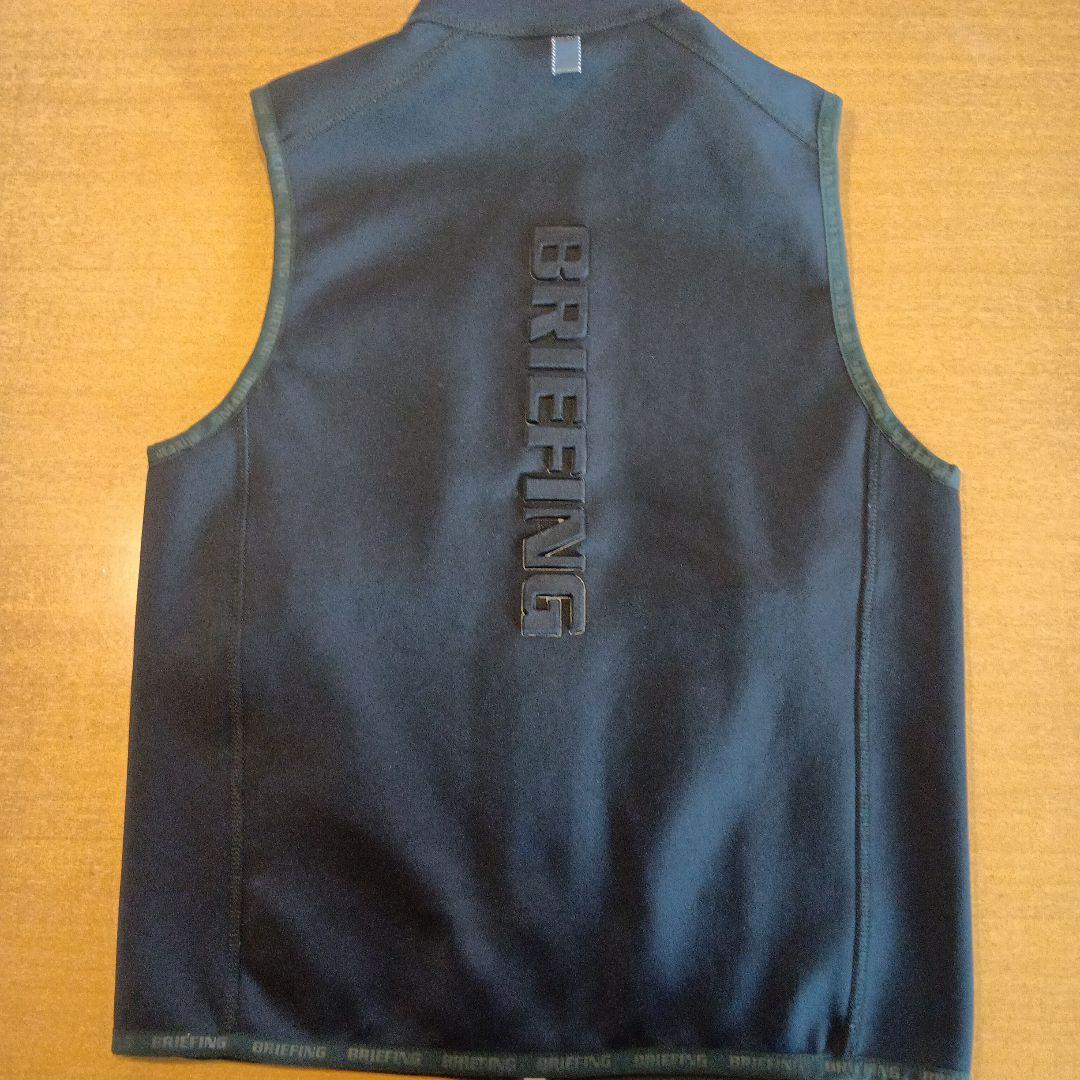 BRIEFING ブラック ジップアップベスト