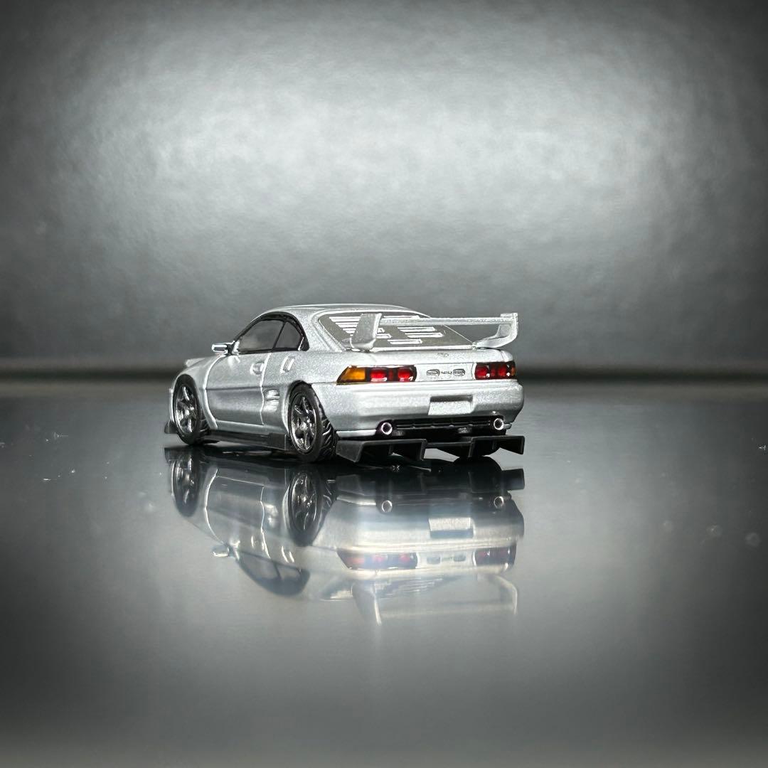 マイクロターボ PEAKO ピーコ 1/64 トヨタ MR2 シルバー 開封品