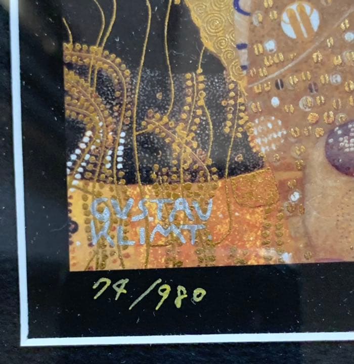 グスタフ・クリムト 「水蛇2」人物画 女性像 洋画 絵画 版画 シルクスクリーン