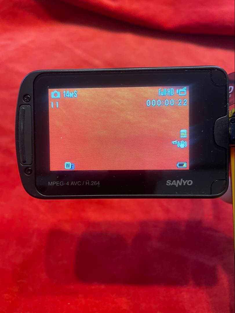 ［美品］SANYO Xacti DMX-CA100 ビデオカメラ レトロ