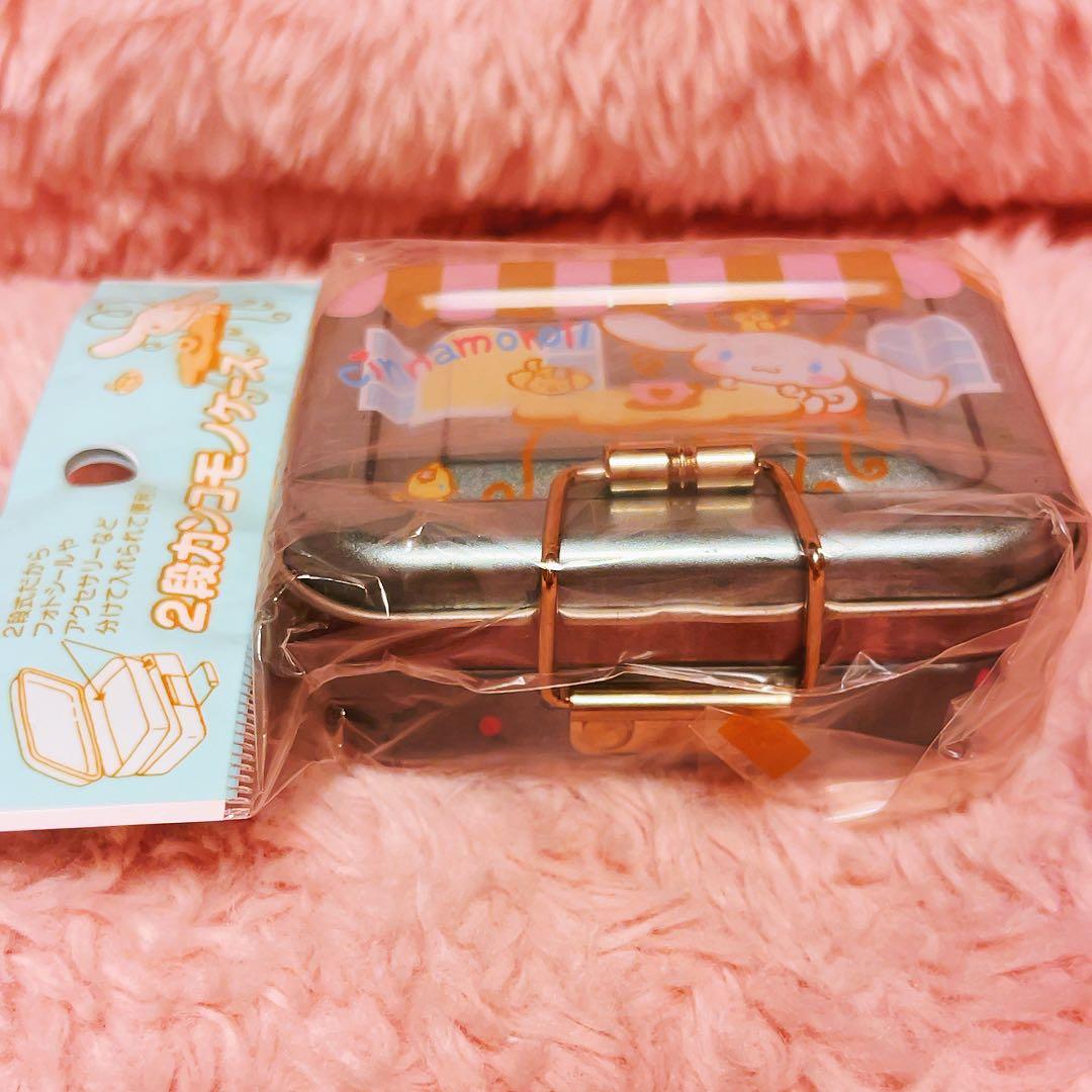 希少レア シナモロール 2段缶小物ケース 2004年製 サンリオ 平成レトロ