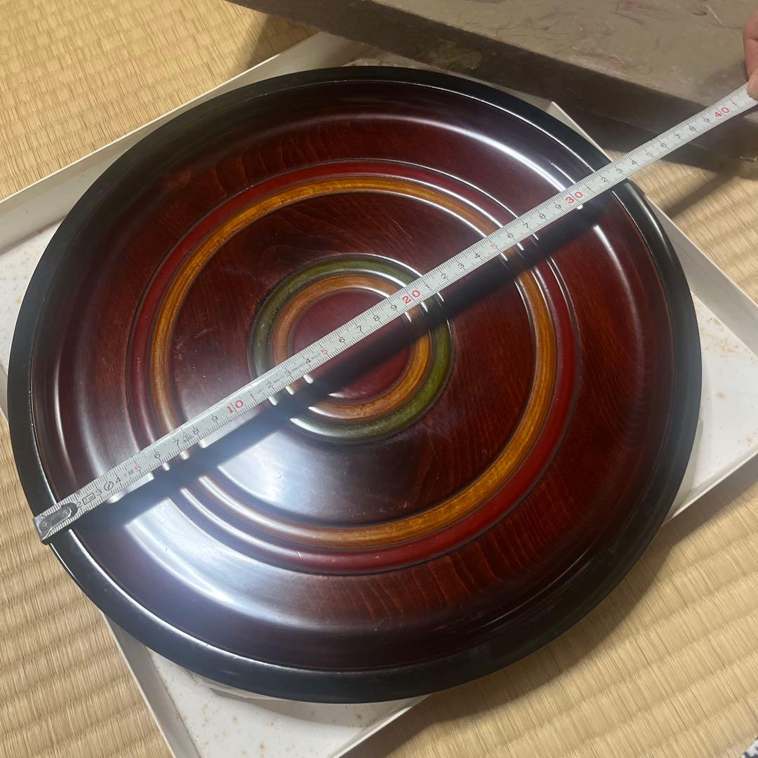 香川漆器　独楽塗　お盆