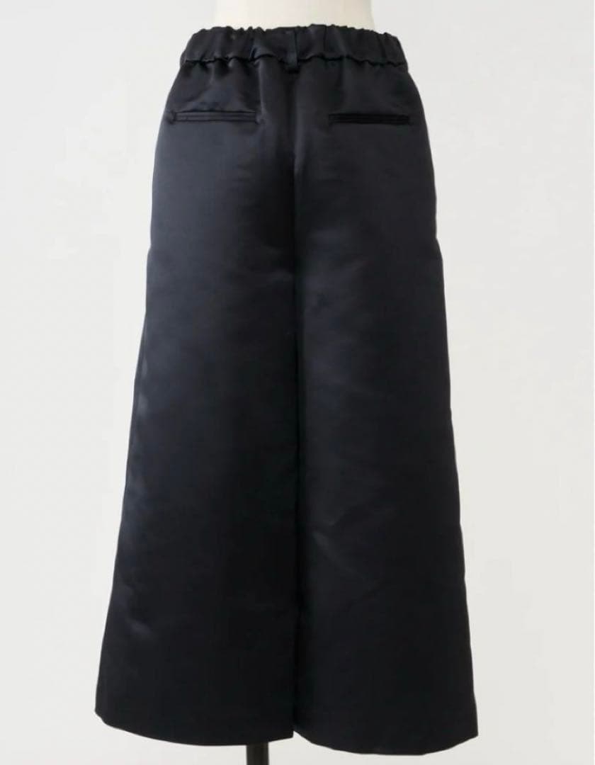 新品heve サテンフレアガウチョパンツ362024AW