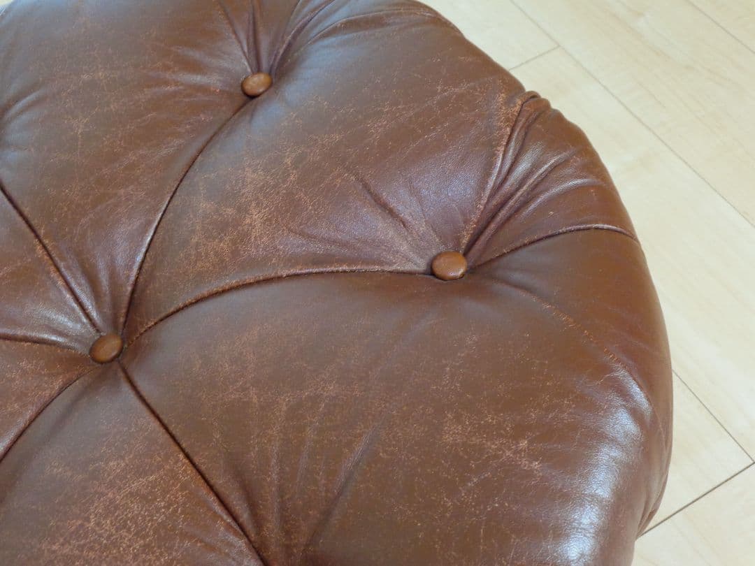 maruni マルニ ベルサイユ 本革 スツール オットマン チェア