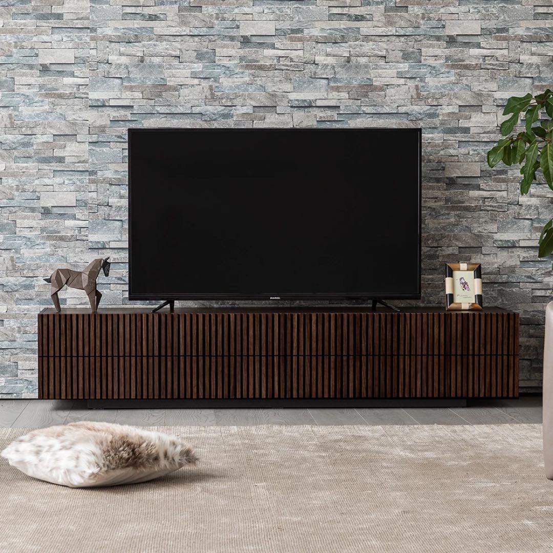 ARMONIA LUSSY2200木製 テレビ台 ブラウン Amazon｜アルモニア (Armonia) テレビボード【Lussy】 (ブラウン, 2200