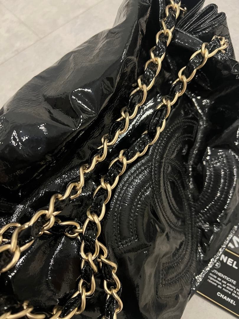 【美品】CHANEL シャネル　ブラック ハンドバッグ